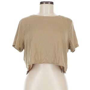 Madewell Casual Tan Crop Top